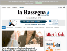 Tablet Screenshot of larassegna.it